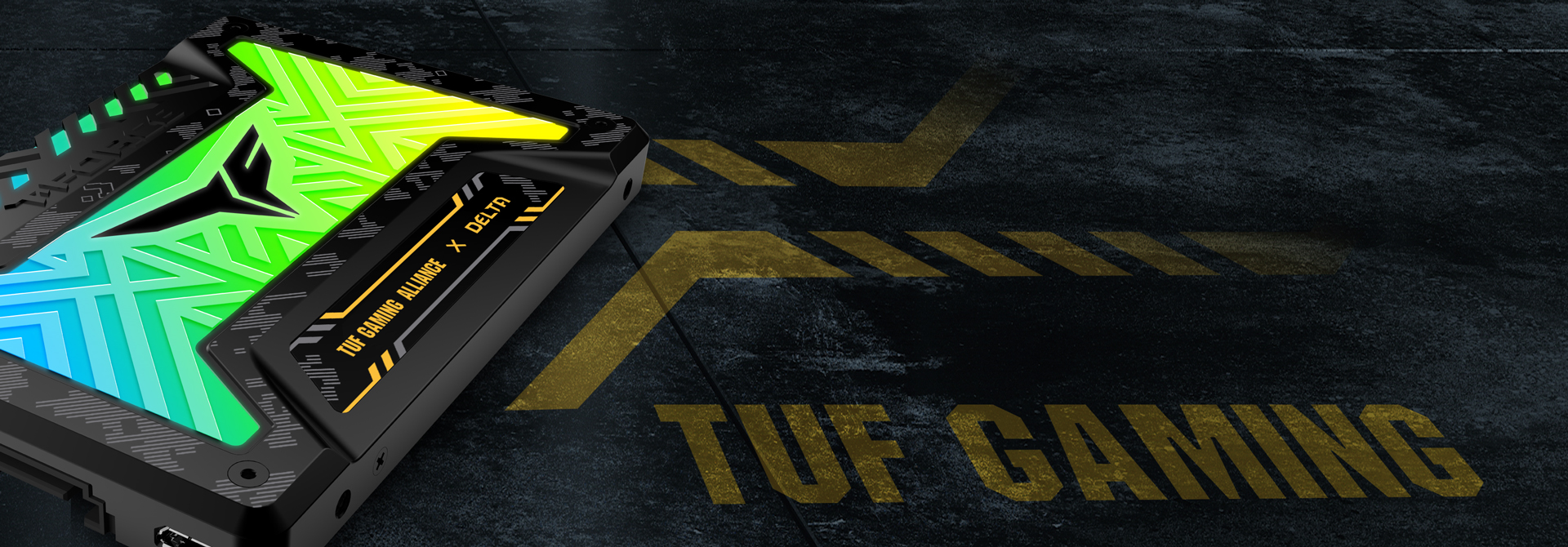 ASUS TUF Gaming Alliance certified RGB solid state drive