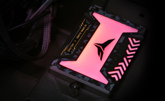 Certified RGB solid state drive by TUF Gaming Alliance