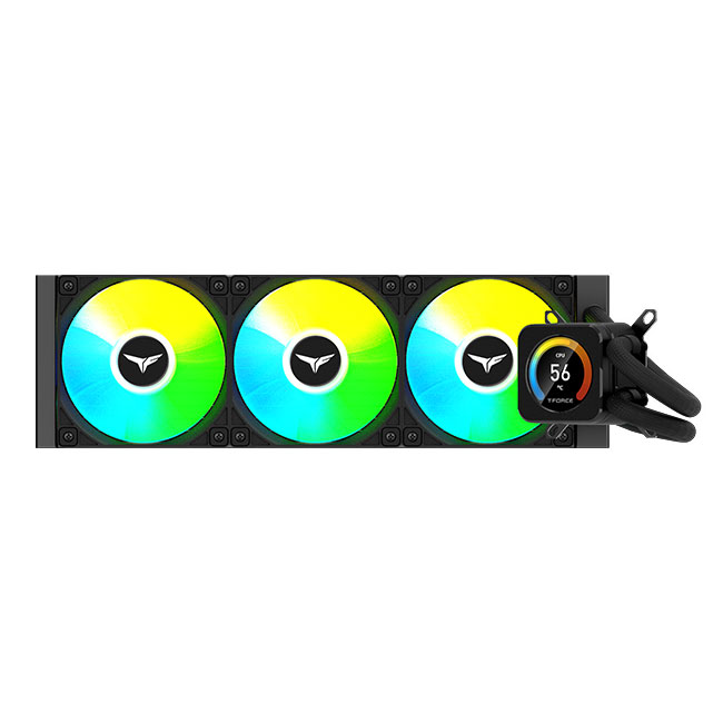 SIREN DP360 ARGB AIO CPU Cooler Black (With LCD Display Module)