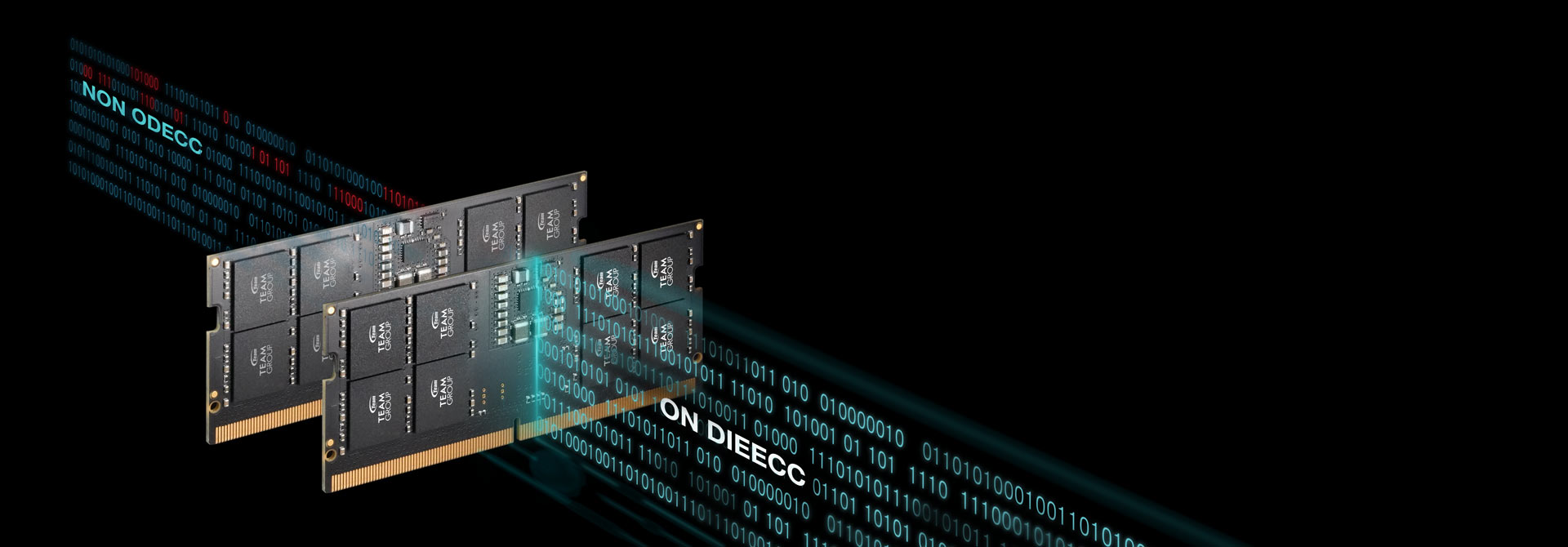 Supports on-die ECC for more stable systems