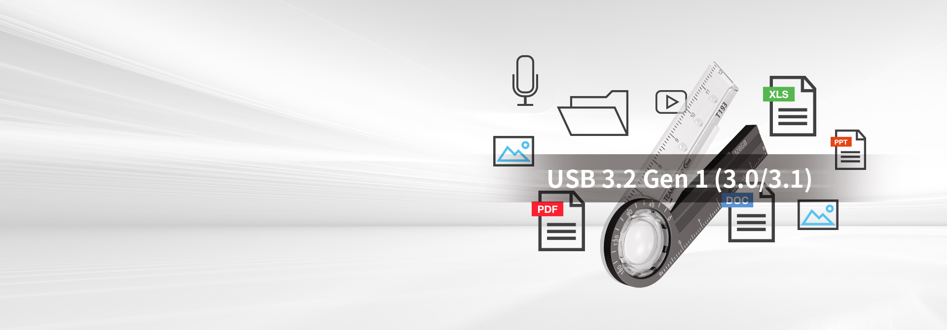 USB 3.2 Gen 1 (3.0/3.1) high speed transfer interface