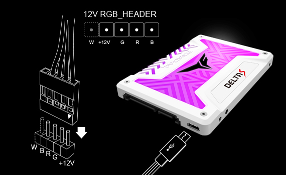 T-FORCE DELTA S RGB SSD(12V)