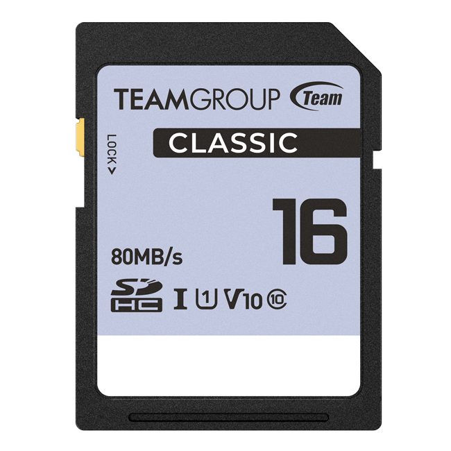 CLASSIC SDHC UHS-I U1 V10 Memory Card 16GB