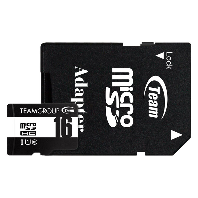 Micro SDHC UHS-I U1 C10 Memory Card 16GB with 1 Adapter