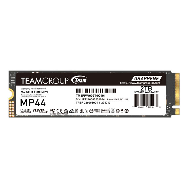 MP44 M.2 PCIe 4.0 SSD 2TB