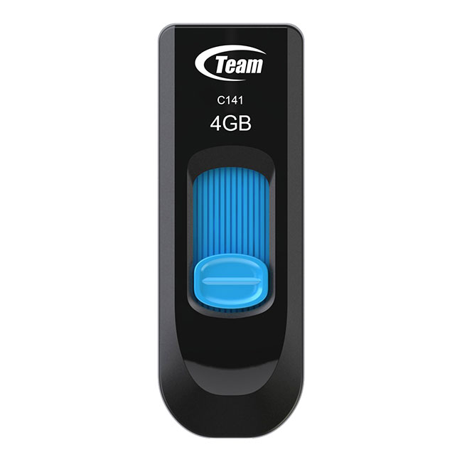 C141 USB 2.0 FLASH DRIVE BLUE 4GB