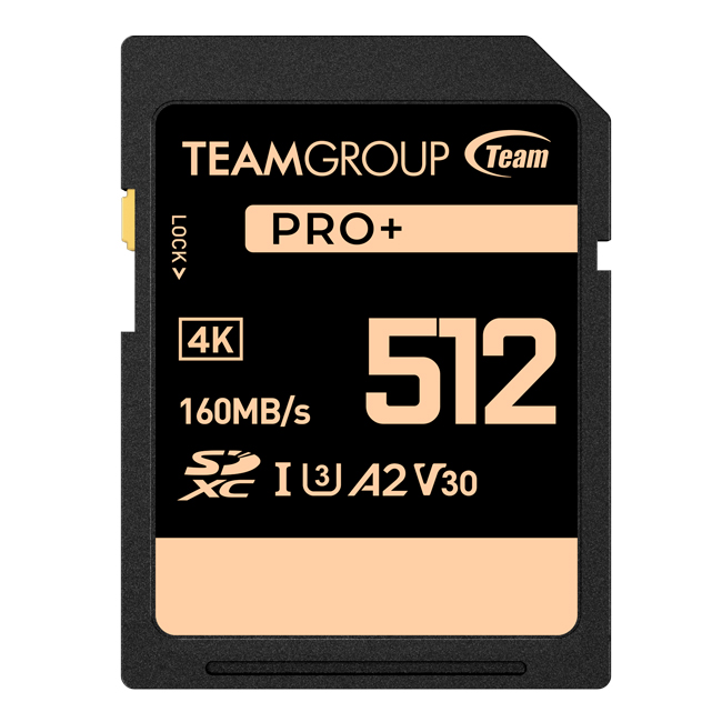 PRO+ SDXC Memory Card 512GB