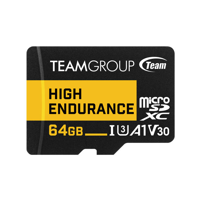 High Endurance Micro SDXC UHS-I U3 V30 Memory Card 64GB