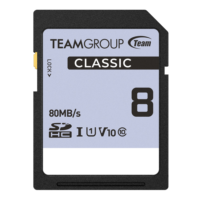 CLASSIC SDHC UHS-I U1 V10 Memory Card 8GB