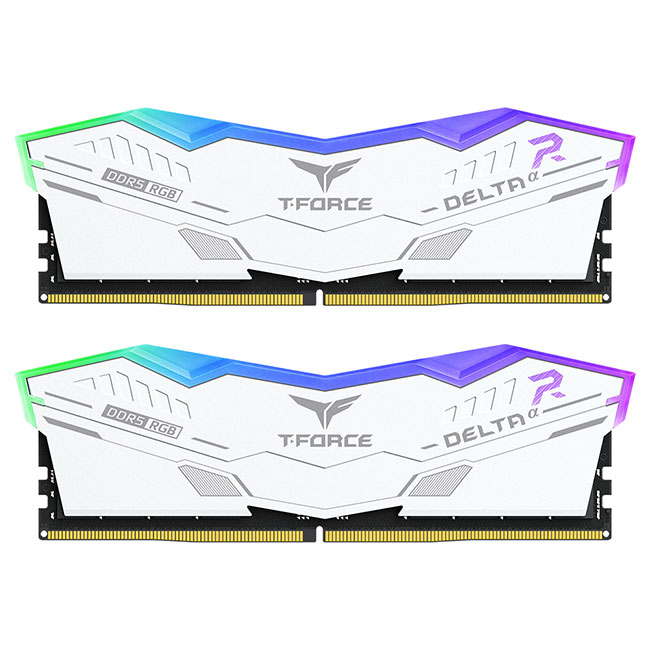 DELTAα RGB DDR5 DESKTOP MEMORY WHITE