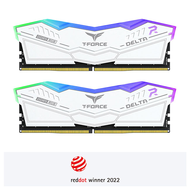 DELTA RGB DDR5 DESKTOP MEMORY WHITE