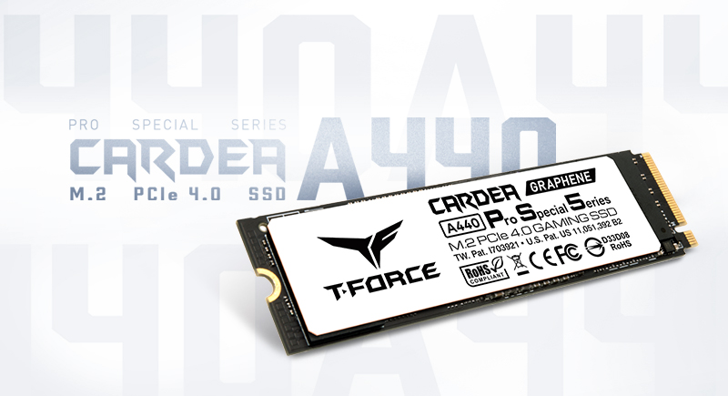 TEAMGROUP Launches T-FORCE CARDEA A440 Pro Special Series M.2 SSD: Enjoy PS5 Games together with T-FORCE